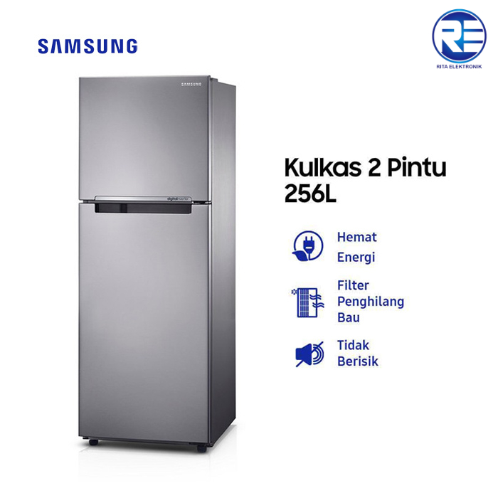 Jual Kulkas dua pintu inventer 256L Samsung RT25FARBDSA | Shopee Indonesia