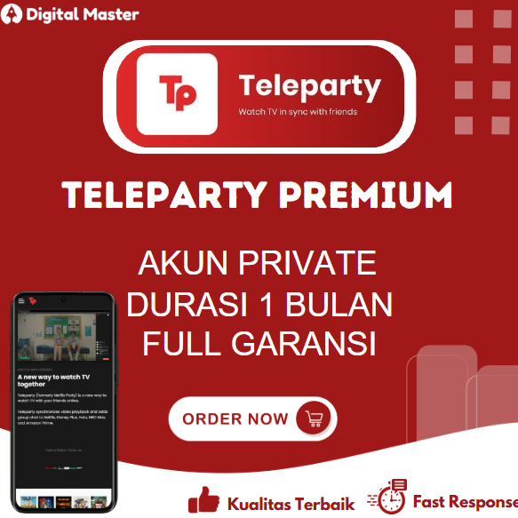 Jual Teleparty Premium 1 Bulan Private Resmi Full Garansi | Shopee ...