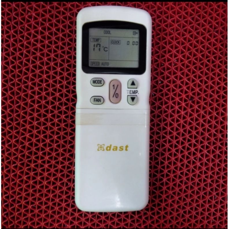 Jual Remote Control AC DAST Swing, Set, Mode, Fan Original | Shopee ...