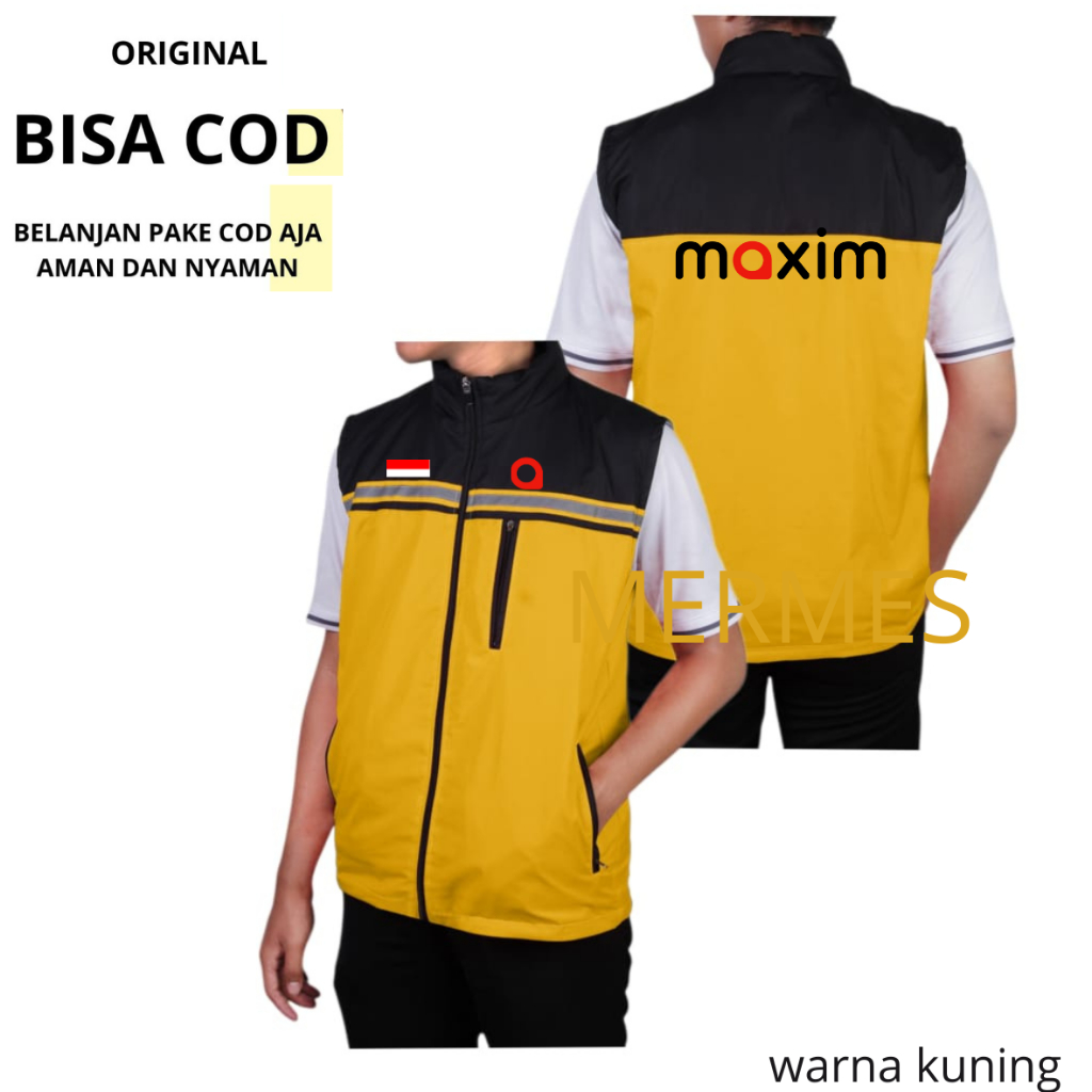 Jual Rompi Maxim Driver Terbaru 2025 / rompi MAXIM || rompi MOTOR PRIA ...