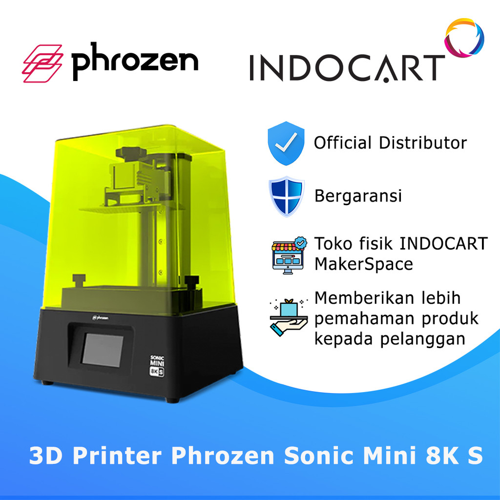 Jual 3D Printer Phrozen Sonic Mini 8K S Versi Terbaru Garansi Resmi ...