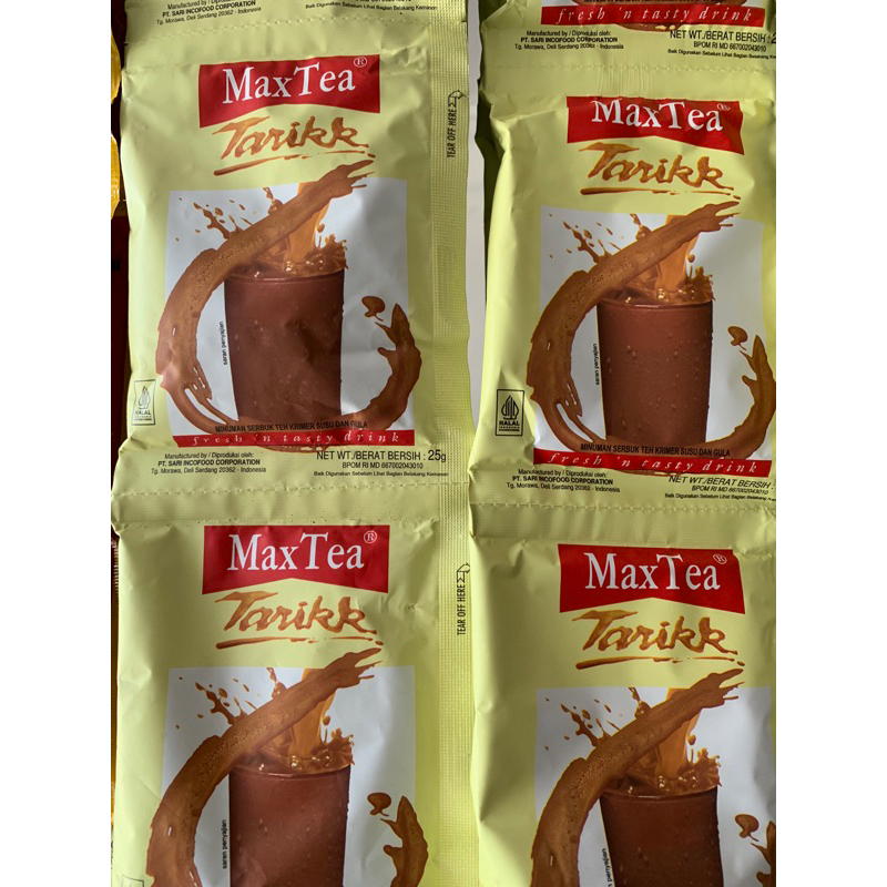 Jual MAXTEA TEH TARIK 1 renceng isi 10pcs | Shopee Indonesia