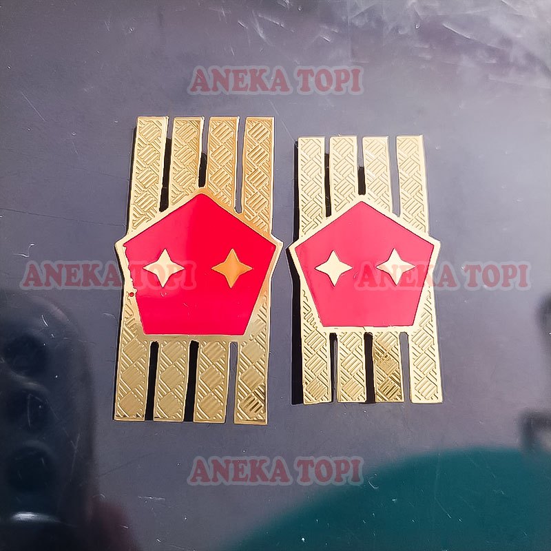 Jual Pin Pangkat Kemhan Pin Monogram Tanda Pangkat PNS Kemhan Peniti ...