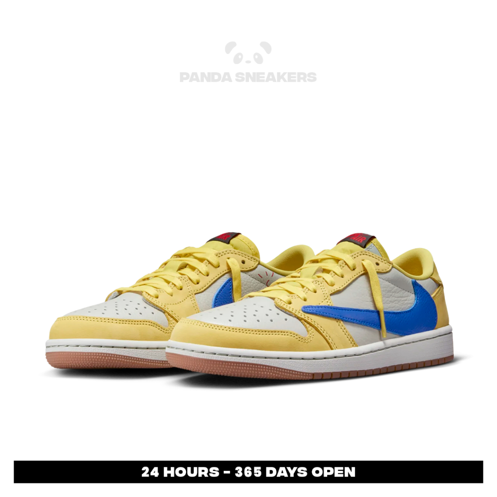 Jual Sepatu Air Jordan 1 Low OG x Travis Scott Canary Yellow Sneakers Authentic Shopee Indonesia