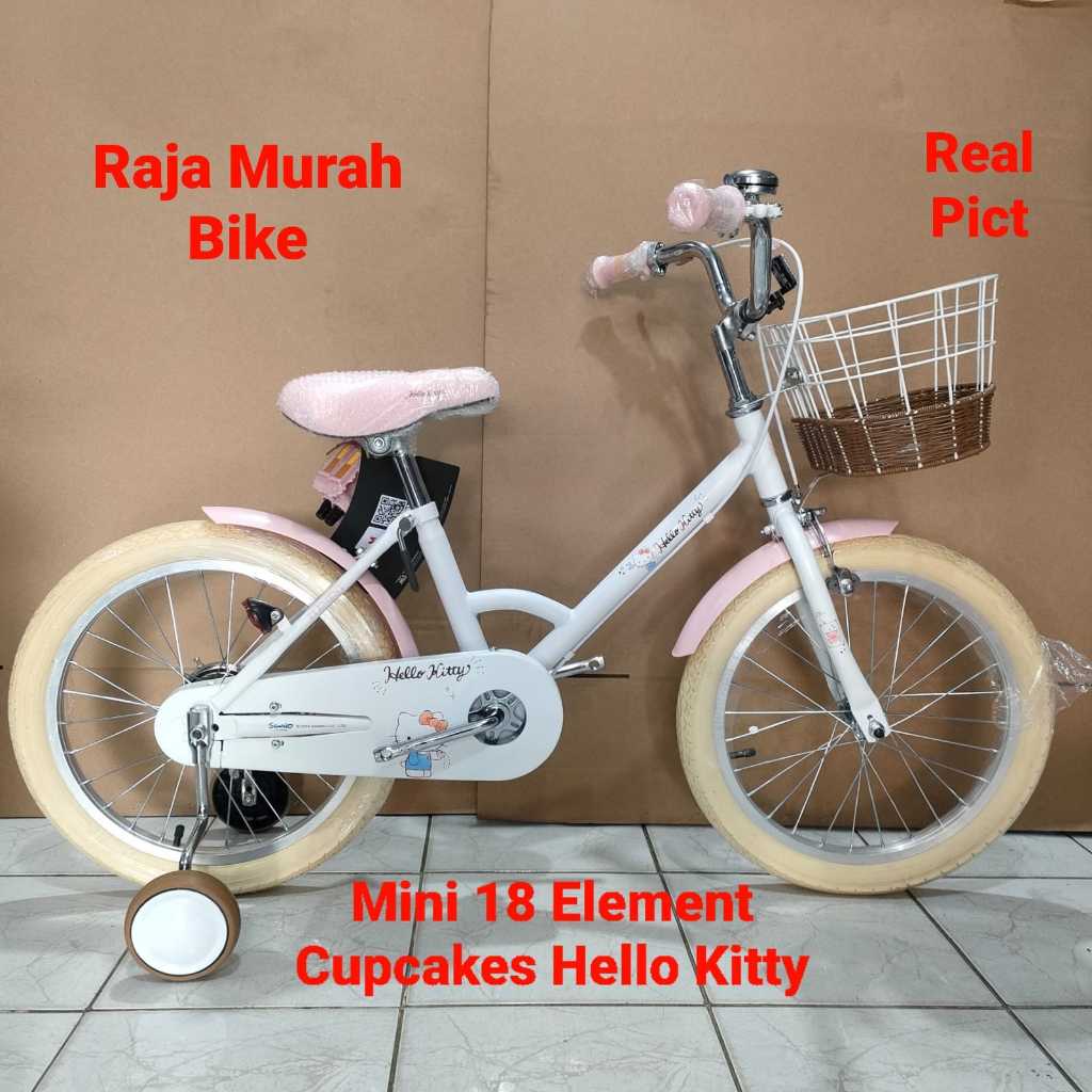 Jual Sepeda Anak Mini Element Cupcakes Hello Kitty 18 Inch Sepeda Mini ...