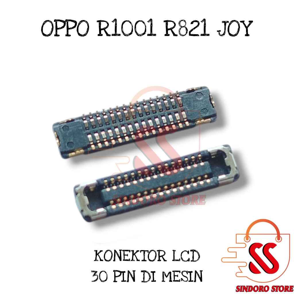 Jual Konektor Lcd R1001 R821 Joy Soket Connector Socket 30 Pin di Mesin ...