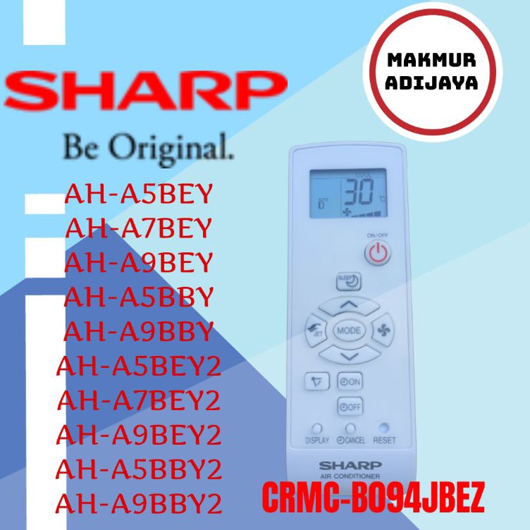 Jual Diskon Remot AC Sha Orinal CRMCB94JBEZ menjadi CRMCB199JBEZ ...