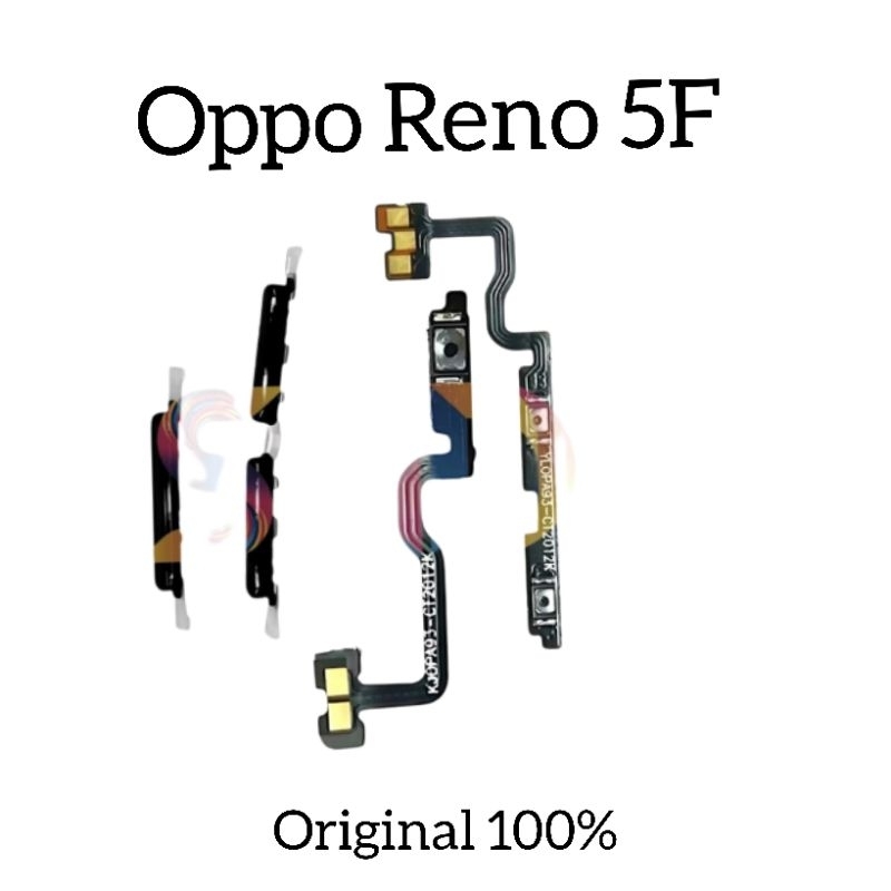 Jual TOMBOL FLEX OPPO RENO 5F KOMPLIT ON OFF/ VOLUME LUAR DALAM ...
