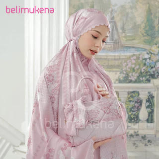 BELIMUKENA PREMIUM - Mukena Dewasa Premium Silk Laser Cut Motif Lorena