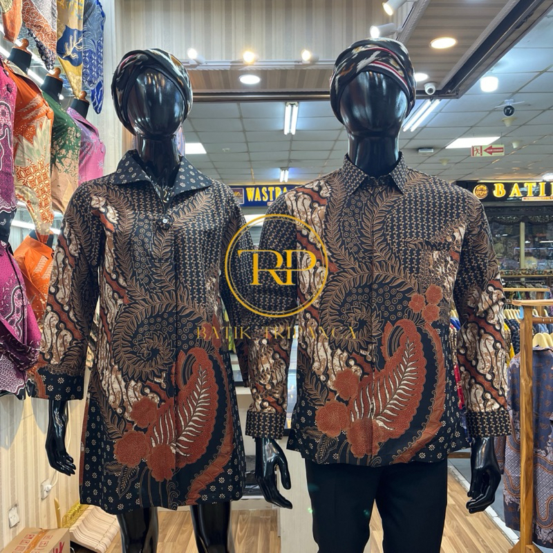 Jual Baju Batik Tunik | Batik Couple Elegan | Batik Sarimbitan | Atasan ...