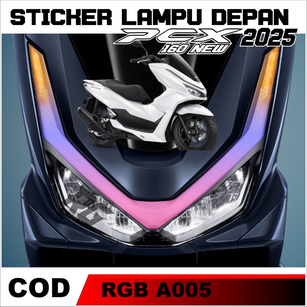 Jual STICKER PRINT TRANSPARAN ALIS PCX 160 2025 TYPE CBS & ROADSYNC ...