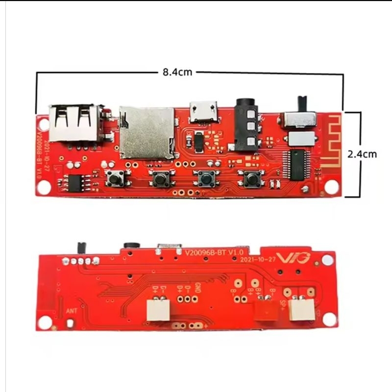 Jual Modul Mp3 Bluetooth Radio Music Box Speaker DiY Multifunctional ...
