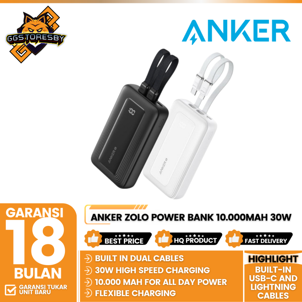 Custodia In Silicone Spesso Per Anker Zolo Power Bank (10.000mAh, 30W) – Antiurto, Antiscivolo, Colore Blu - 3