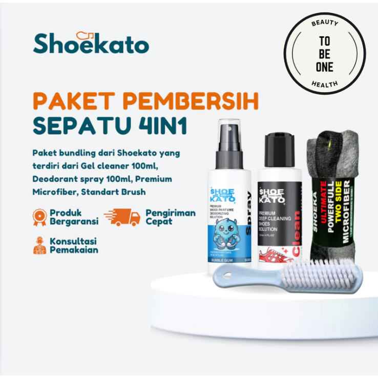 Jual Paket Lengkap 4 in1 Pembersih Cuci Sepatu Cleaner Starter Kit ...