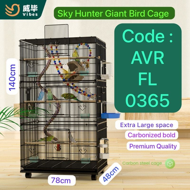 Jumbo Bird Cage For Colorful Parrots photo