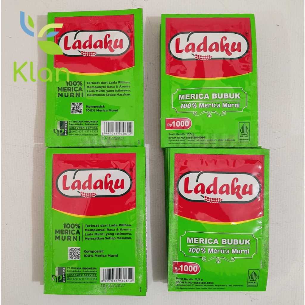 Jual LADAKU PAKET ISI 6 SACHET/ LADA PUTIH BUBUK RENTENG ISI 6 PCS ...