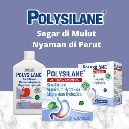 Jual POLYSILANE 8 Tablet 1 Strip-Obat Lambung / Obat Lambung / Obat ...