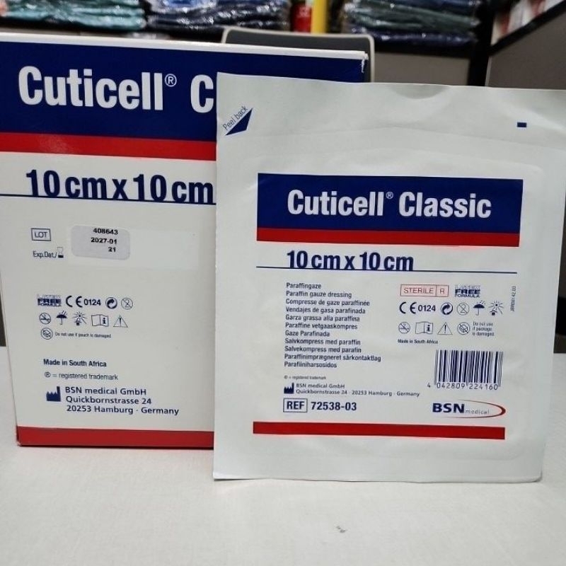Jual Cuticell Classic 10cmx10cm (Parafin Gauze Dressing) | Shopee Indonesia
