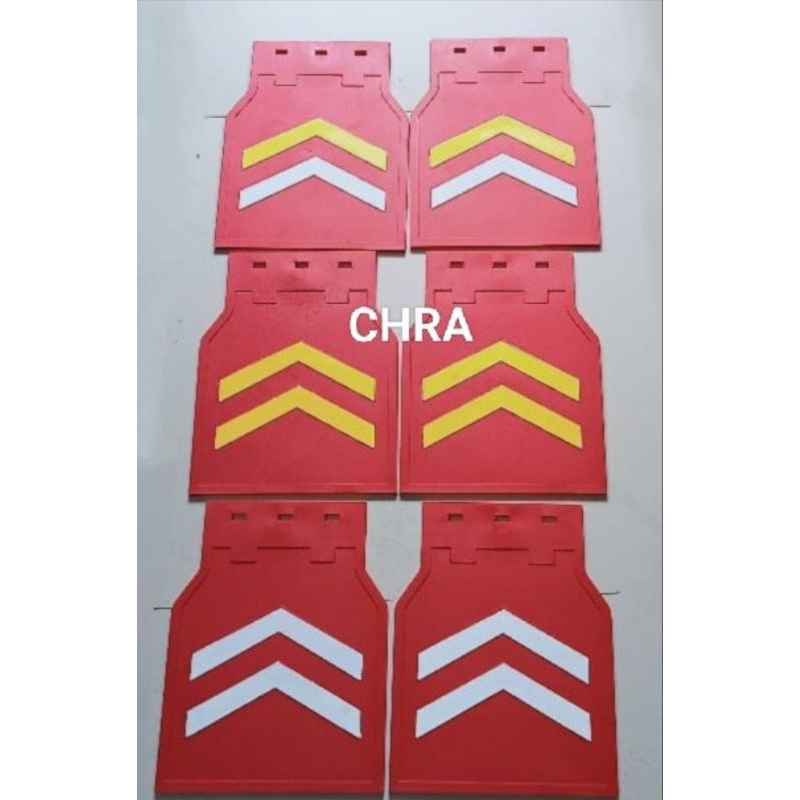 Jual Karpet roda penahan lumpur Sersan Merah List Warna warni (1 Set2 ...