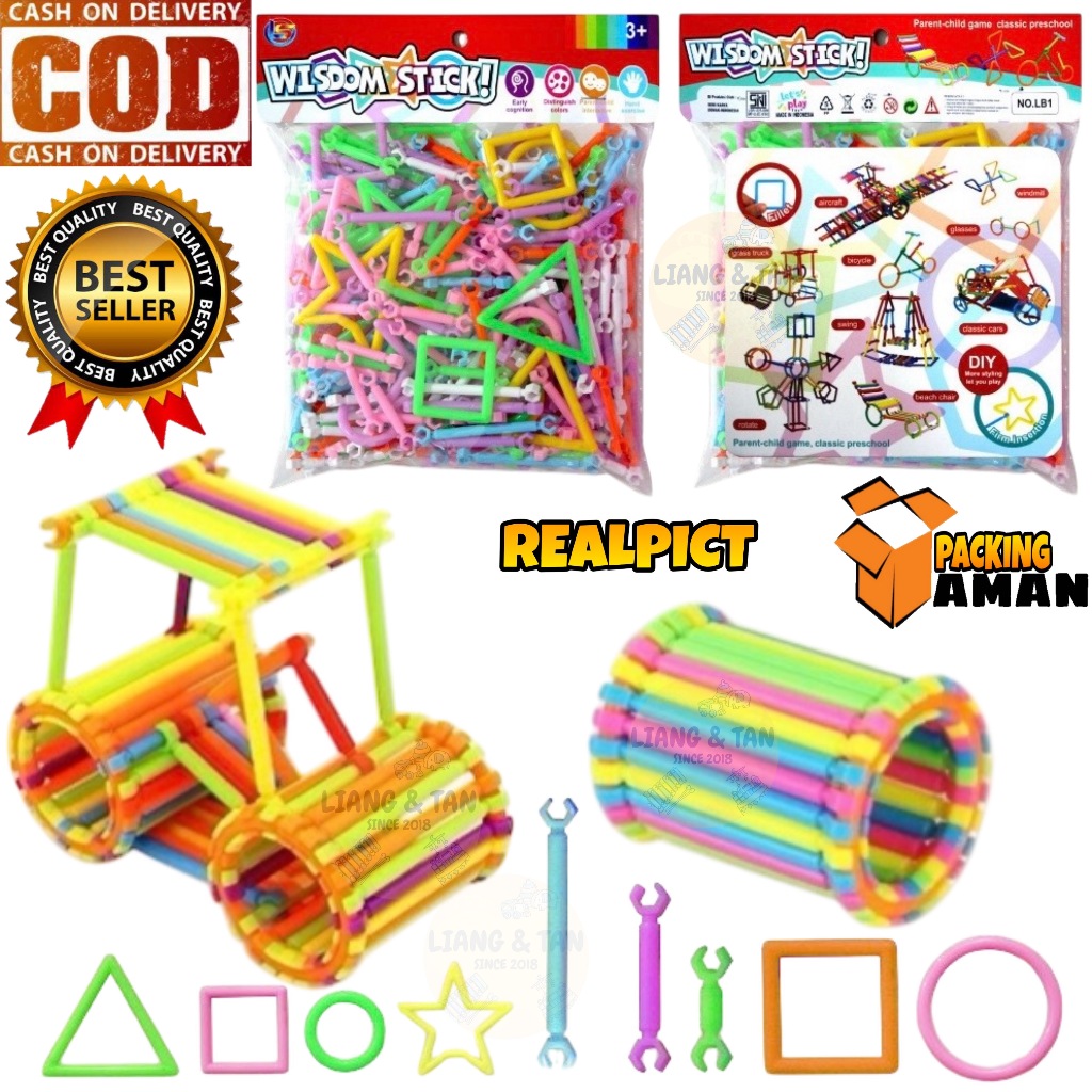 Jual ( BISA COD ) PROMO Mainan Edukasi Anak DIY Wisdom Stick / Mainan ...