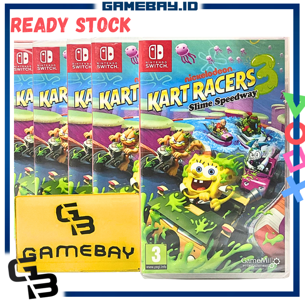Jual Nintendo Switch Nickelodeon Kart Racers 3 - Slime Speedway ...