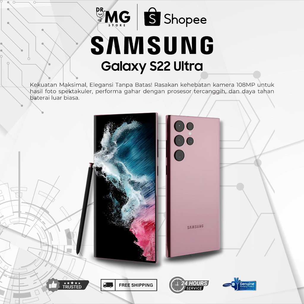 SEIN | SAMSUNG GALAXY S22 ULTRA 128Gb | 256Gb | 512Gb FULLSET ORIGINAL RESMI