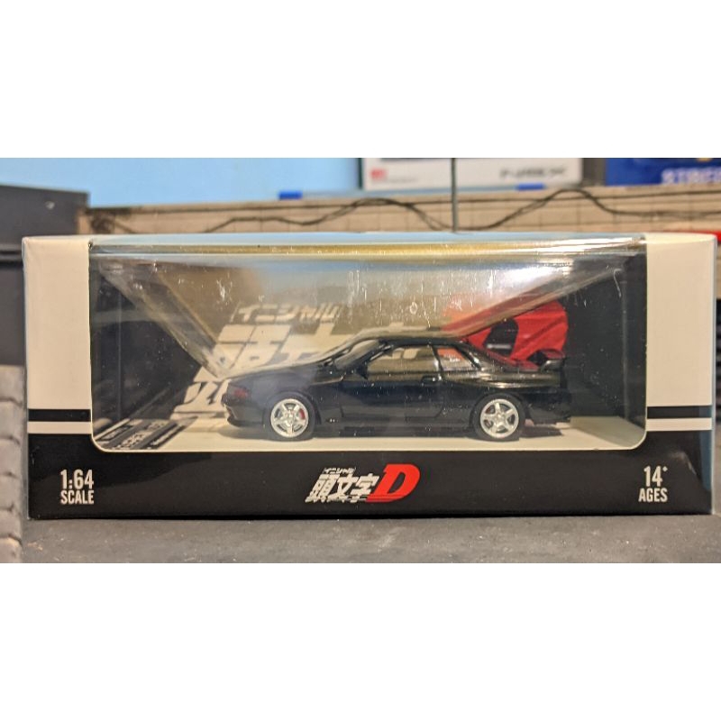 Jual TIME MODEL INITIAL D GT-R R32 RED SUN BLACK HITAM 1/64 LIMITEB ...