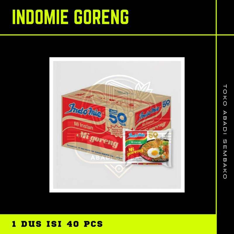 Jual Indomie goreng rasa original - 1 dus isi 40 pcs | Shopee Indonesia