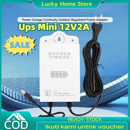Jual Ups 3600mah 12v2a Backup Router Modem Portable Wifi Router Cctv ...