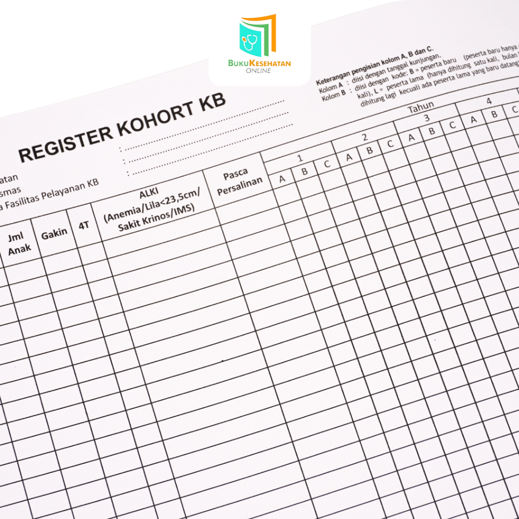Jual Buku Register Kohort KB ( Keluarga Berencana ) | Shopee Indonesia