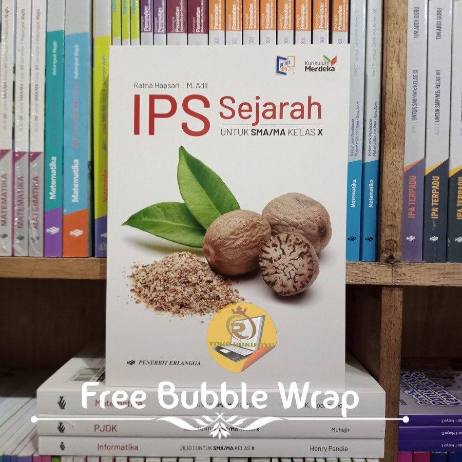 Jual Buku IPS Sejarah Kelas 10 11 12 SMA Kurikulum Merdeka ERlangga ...