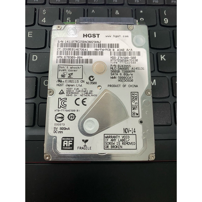 Jual Hardisk laptop merk HGST 500gb | Shopee Indonesia