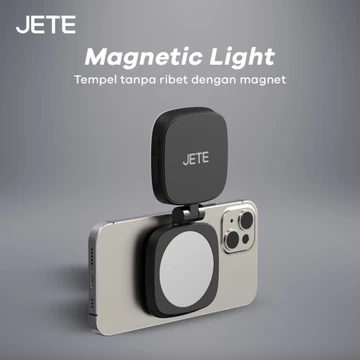 JETE Ring Light Selfie Magsafe RL2 For Smartphone HP LED Rechargeable Magnetic With 4 Light