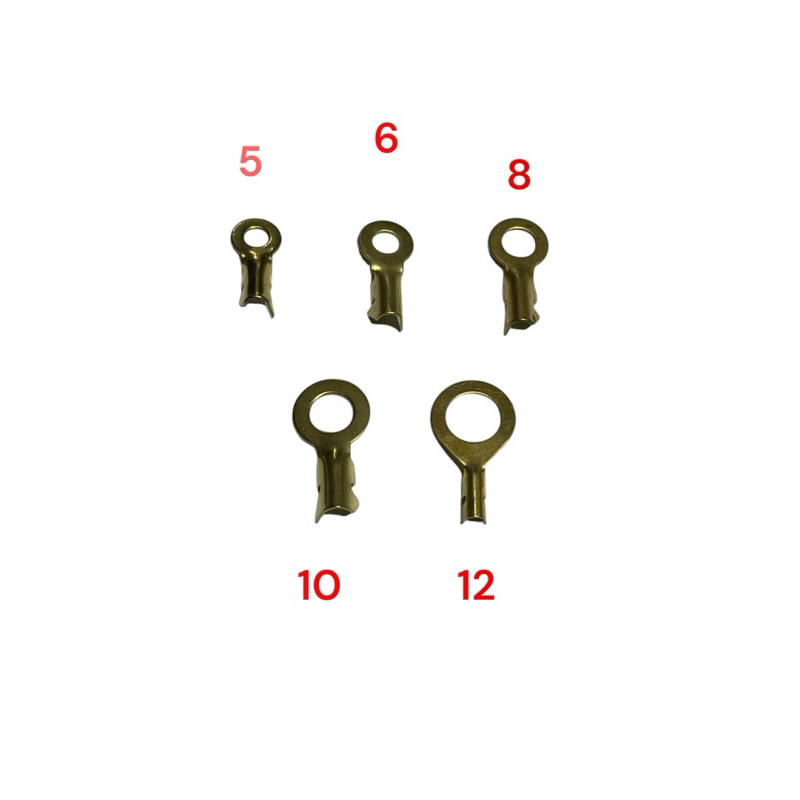 Jual Terminal Skun Bulat 5,6,8,10,12 mm Isi 10 Pcs | Shopee Indonesia