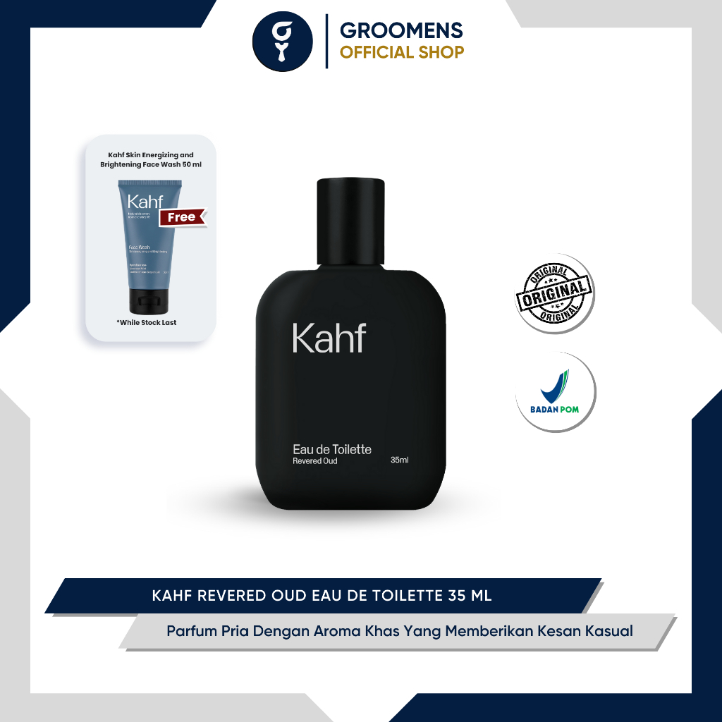 Kahf Revered Oud Eau de Toilette 12 jam 35 ml