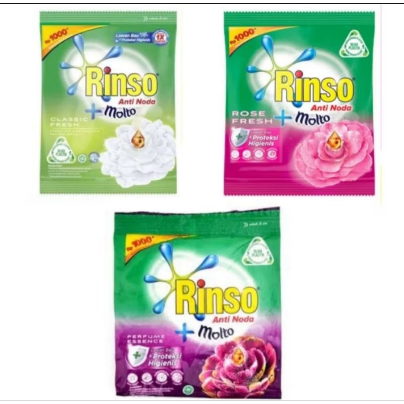 Jual Rinso Renceng Bubuk 1000 an isi 6 saschet | Shopee Indonesia