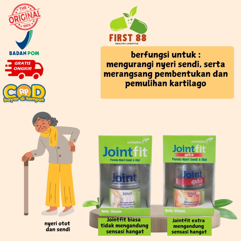 Jual JOINTFIT ROLLER GEL 30 GRAM Pereda Nyeri | Shopee Indonesia