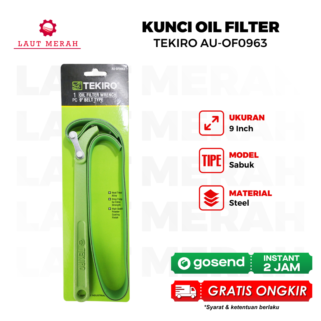 Jual Kunci Filter Oli Sabuk Tekiro Oli Filter Wrench 9