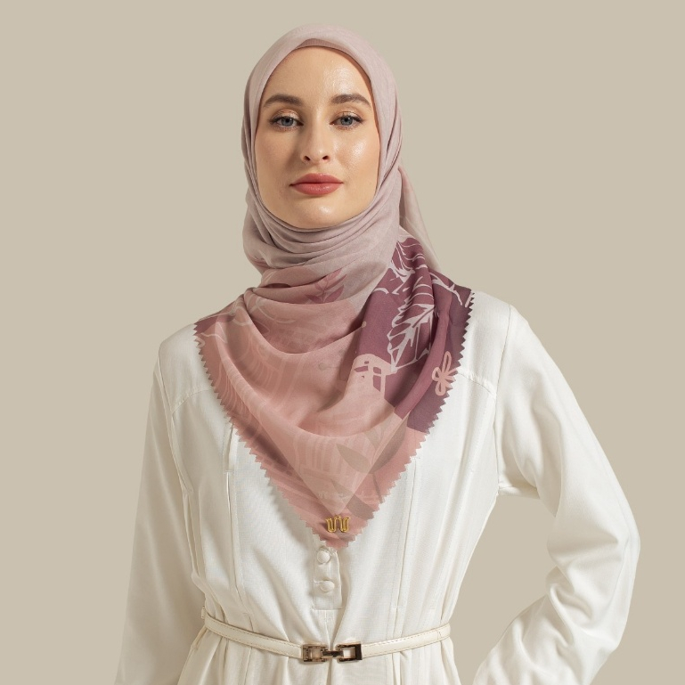 Wulang Narawangsa Hijab Segi Empat Musi Series Kerudung Segi Empat Hijab Motif Segi Empat Hijab Voal Premium