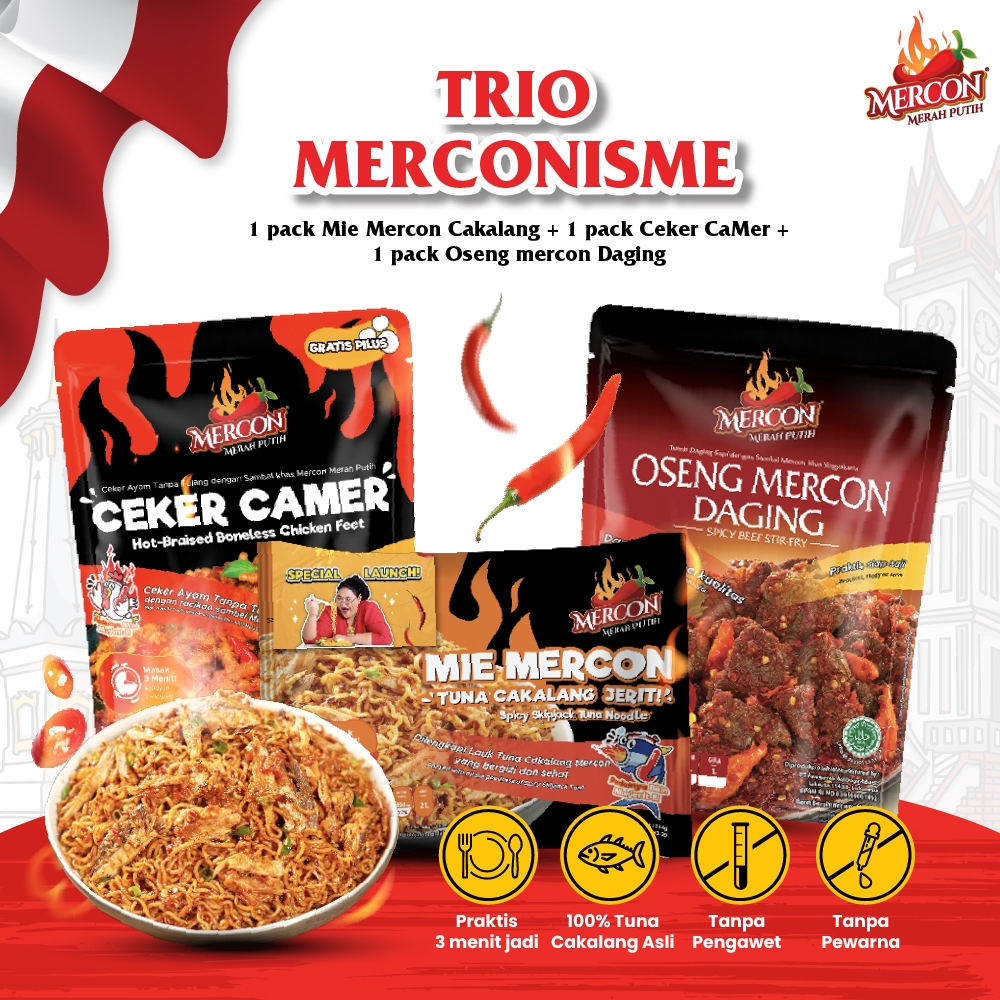 Jual Mercon Merah Putih - Set Trio Merconisme (OMD, MMC, CM) | Shopee ...