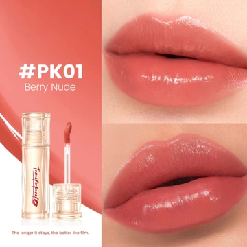 FOCALLURE Lip Tint Hydrating Super Glazed Shine Lip Glossy Lightweight 16H Glazelock Glazed