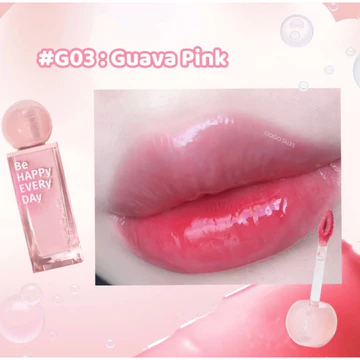 BPOM Gogo Tales Little Ice Hockey Lip Glaze Lip Gloss Tidak Lengket GT535