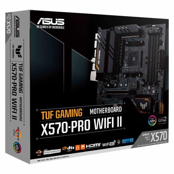 [READY STOK] MOTHERBOARD ASUS TUF GAMING X570-PRO WIFI II AMD RYZEN AM4 ATX