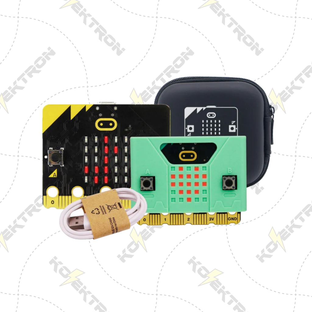 Jual BBC Microbit V2 Original Micro Bit V 2 dengan Kabel Cover Case ...