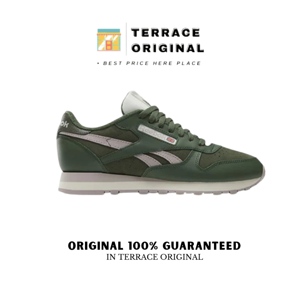 Jual Sepatu Reebok Classic Leather Breakaway Green | Shopee Indonesia