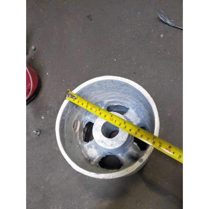 Jual puli polos poli pulley plat UK 7inch puly elevator polos diameter ...