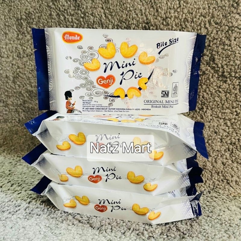 Jual MONDE GENJI Original Mini Pie 50 gr | Shopee Indonesia