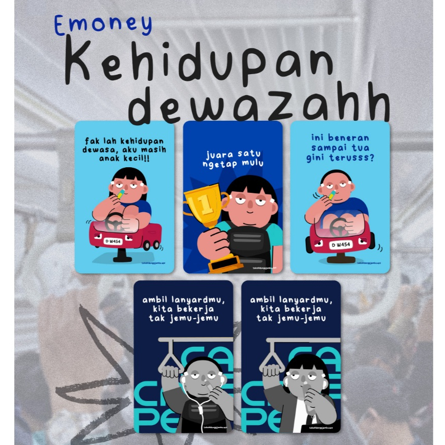 Jual Emoney Custom Lucu Kehidupan Dewazahh l Print UV 1 sisi | Shopee ...