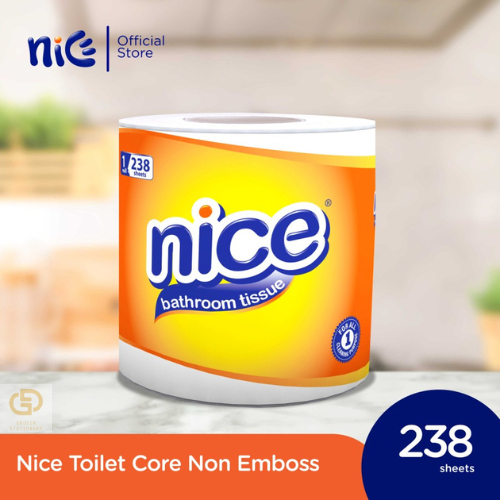 Jual Nice Tissue Tisu Toilet Core Non Emboss 1 Roll 238 Sheets | Shopee ...