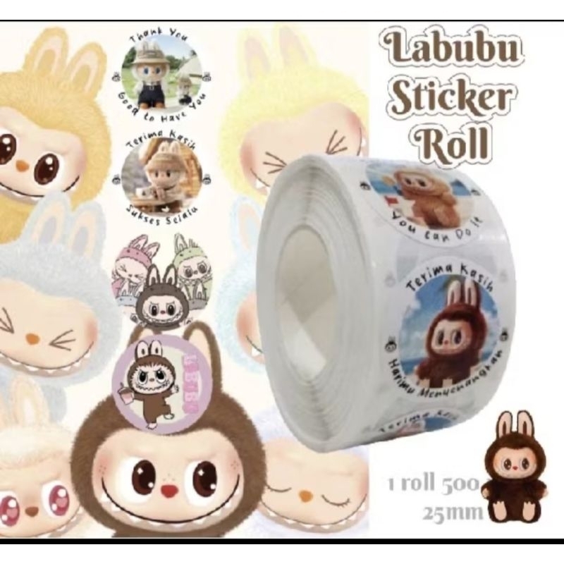 Jual LABUBU stiker roll kartun | Shopee Indonesia